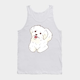 Maltese illustration Tank Top